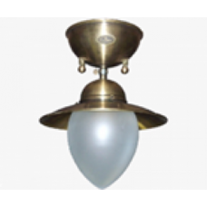 Потолочный светильник "Гусевъ №17", IP-43 (мет. патрон), Е-27, Н=280мм с плафоном, D=200мм